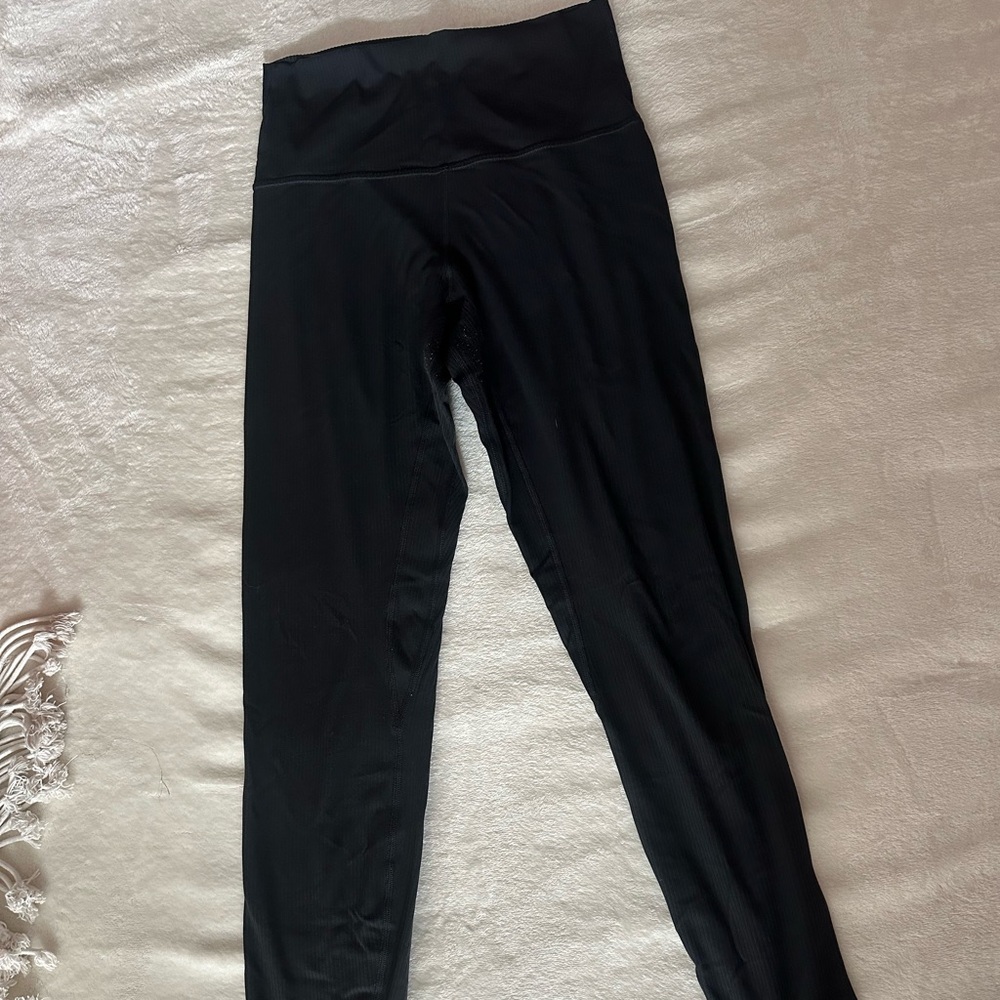 Lululemon align ribbed leggings black
